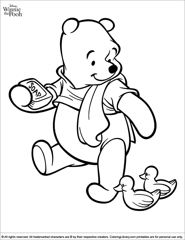 winiieh the pooh coloring sheet