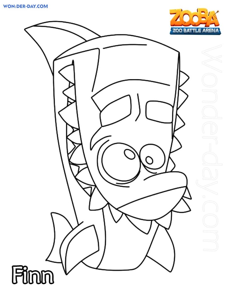 zooba coloring pages