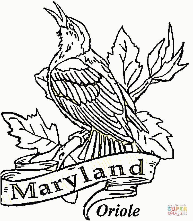 maryland coloring pages