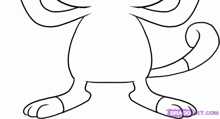 Meowth Coloring Pages Meowth, Step By Step, Pokemon Characters, Anime, Draw