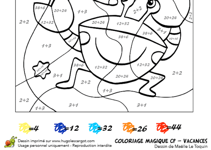 Cp Coloriage Magique Magique Cp Soustraction Calcul Ce2 Ce1 Coloriages Maternelle Math Printemps Dizaines Magiques Colorier Taoki 5eme Enfants Fractions Unites Fois Coloriage204