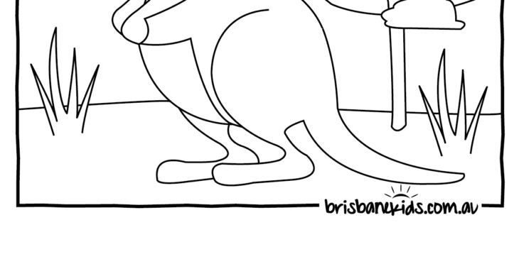 australian animal coloring pages