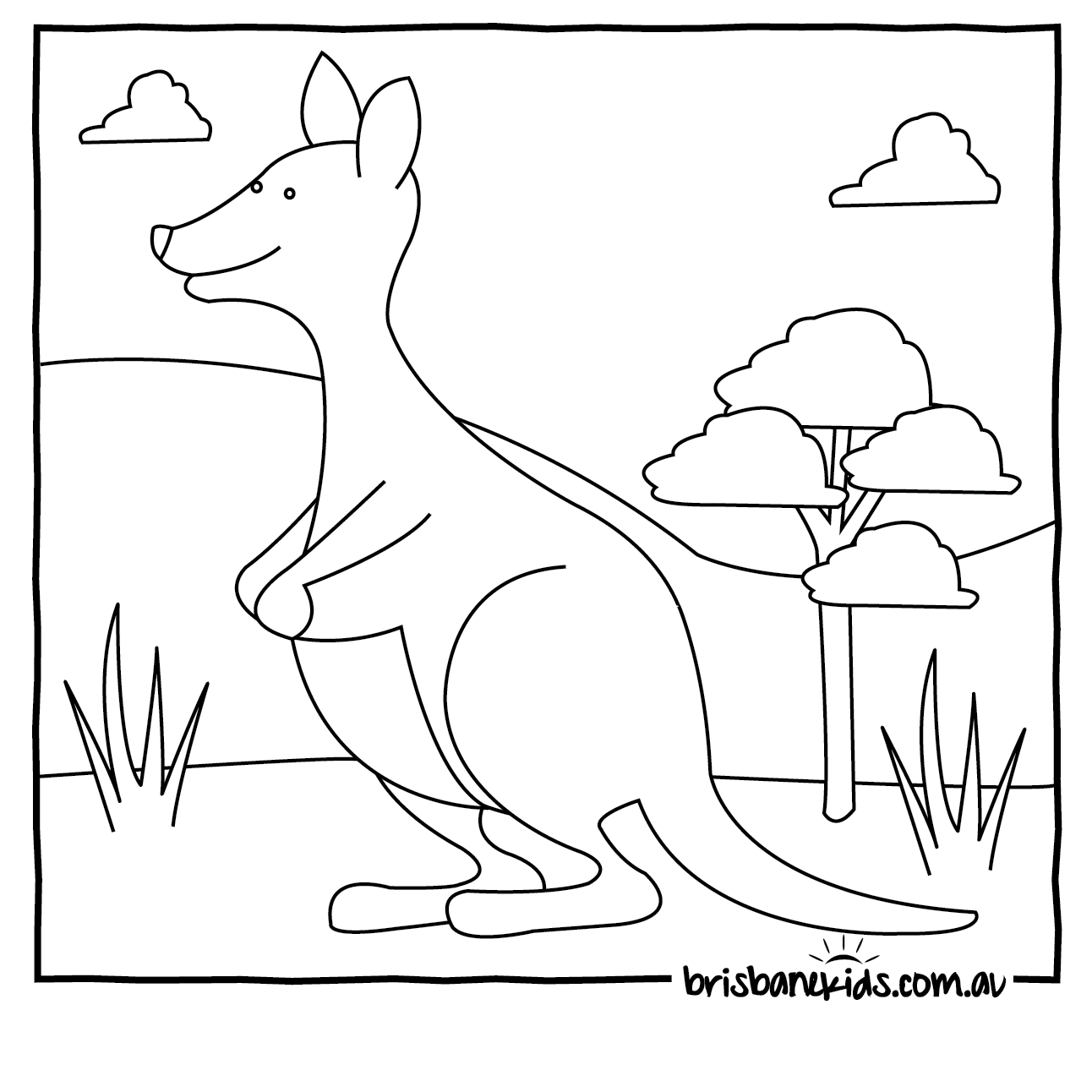 Australian Animals Colouring Pages | Brisbane Kids | Australia animals