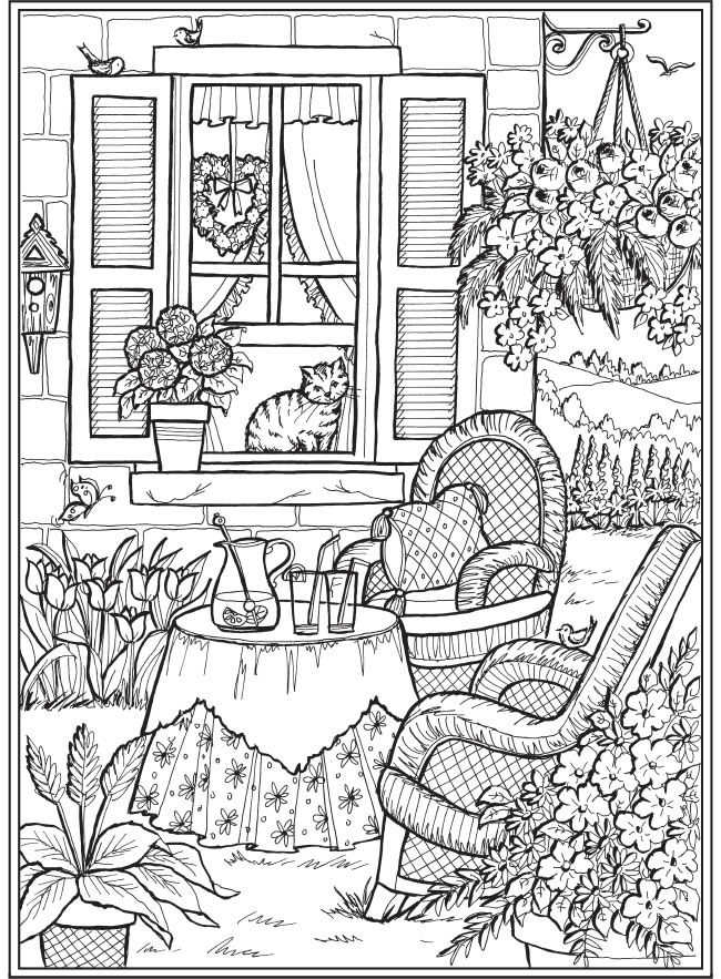 home sweet home coloring pages