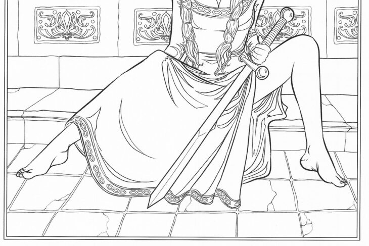 dark art coloring pages