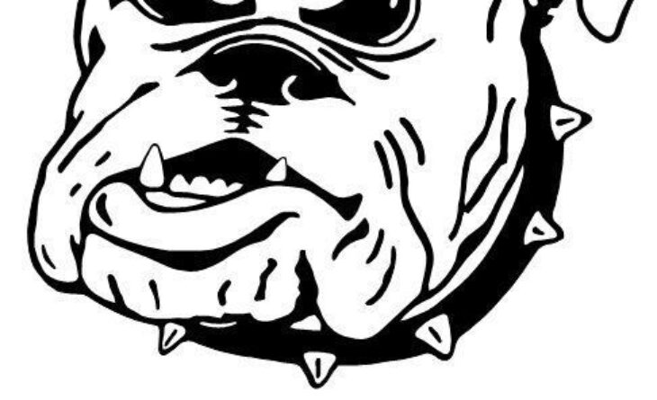 georgia bulldog coloring page