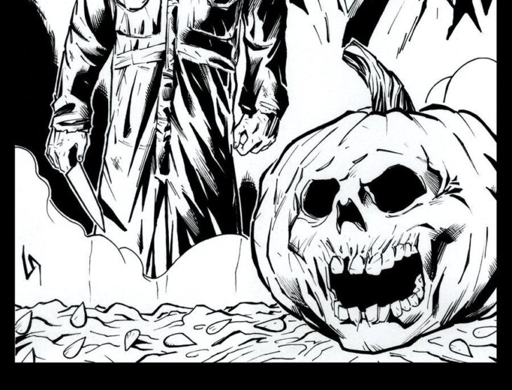 michael myers coloring page