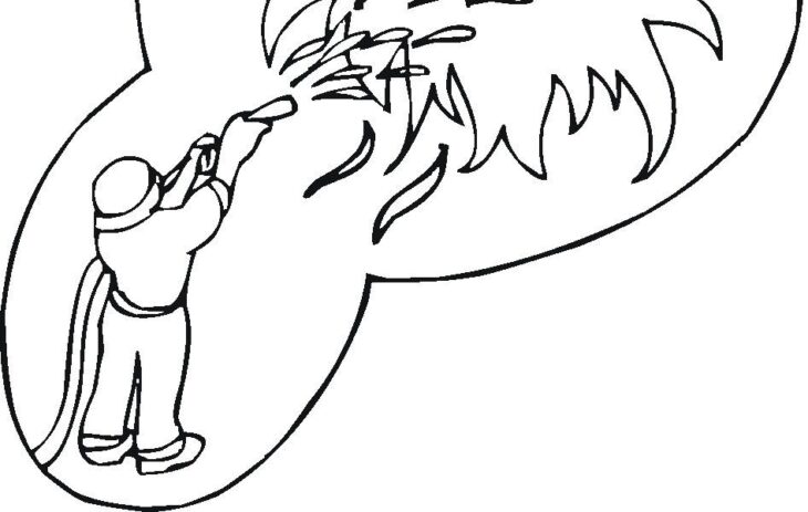coloring pages fire