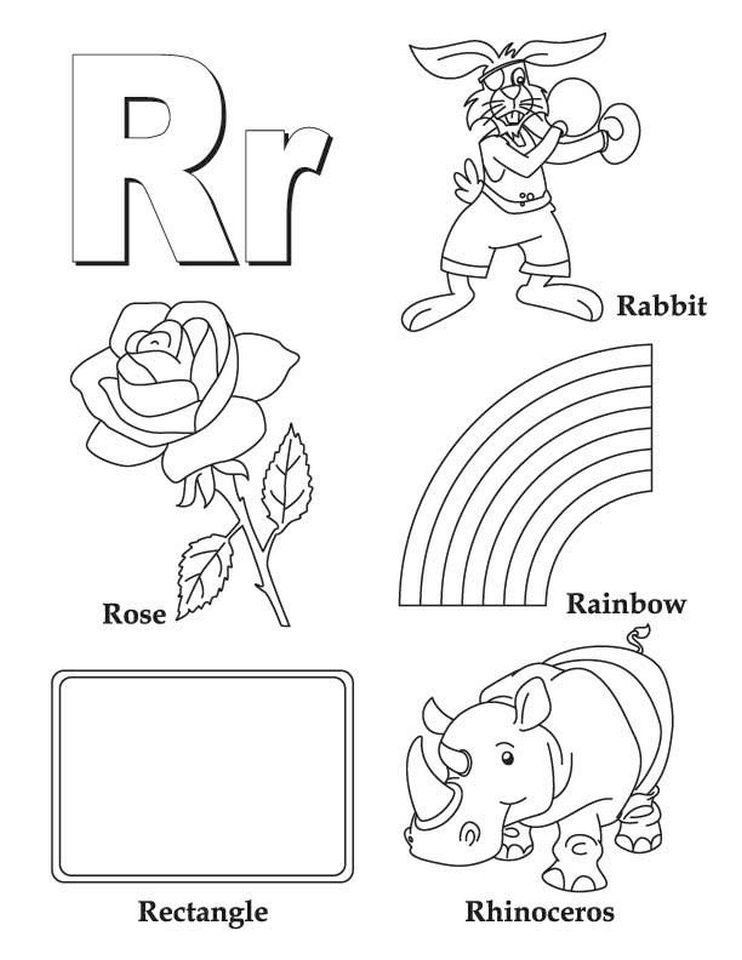 15 r coloring page images