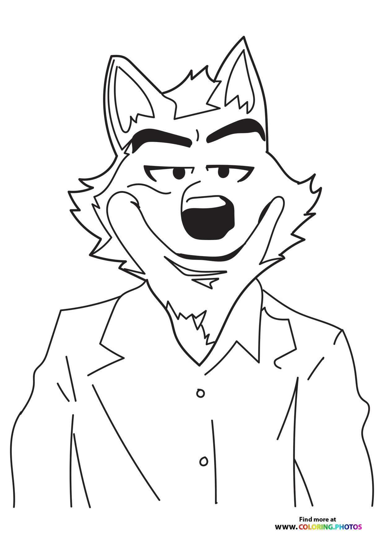 bad guy coloring page