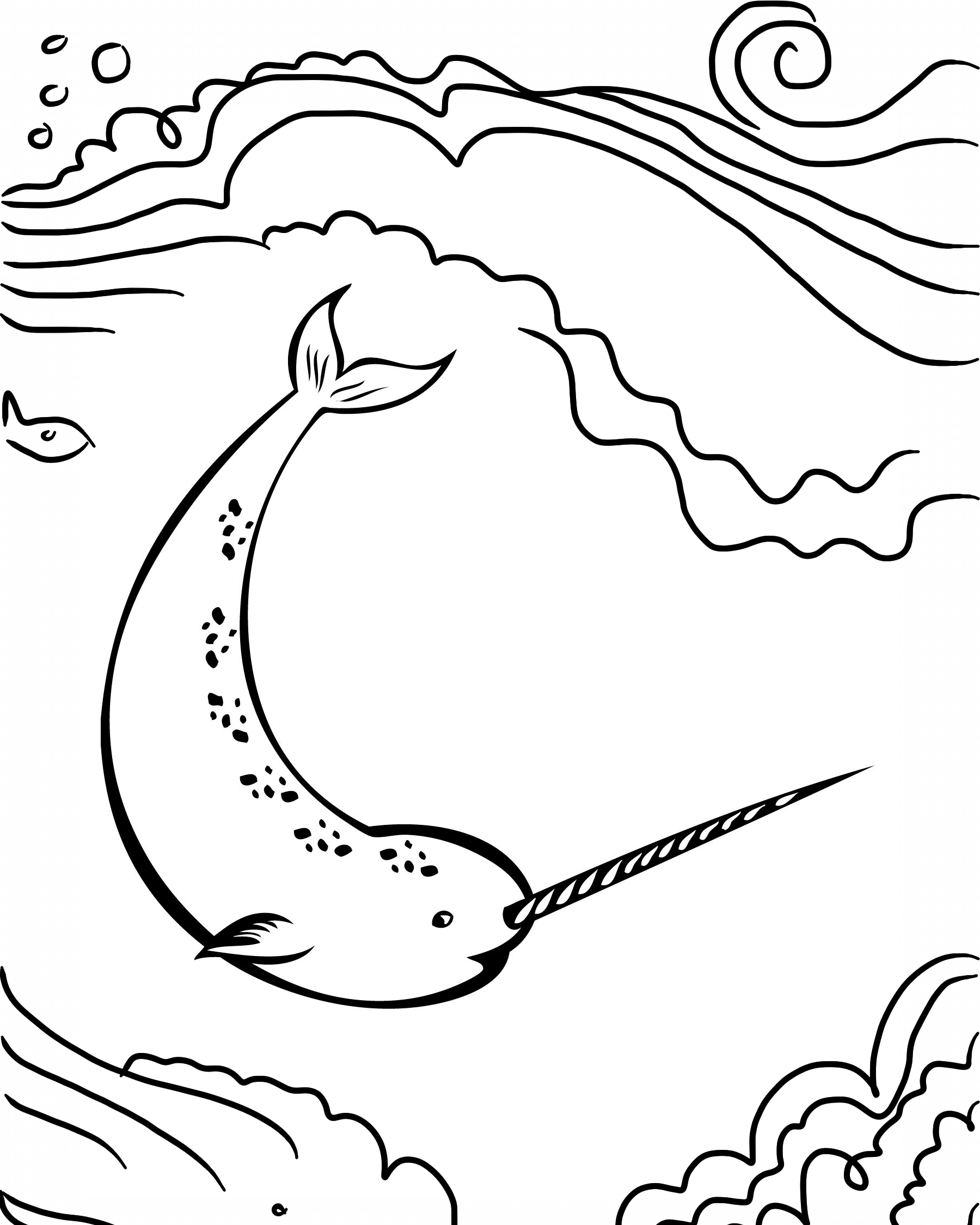 Narwhal Printable