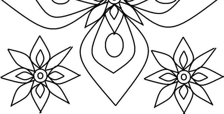 rangoli coloring pages printable