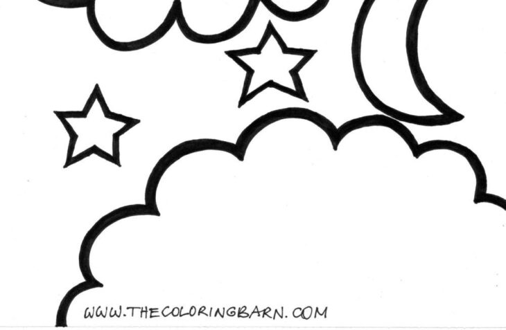 night sky coloring pages