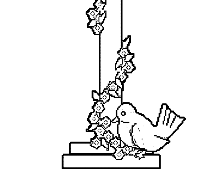 birdhouse coloring page