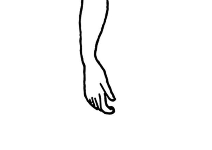 arm coloring page