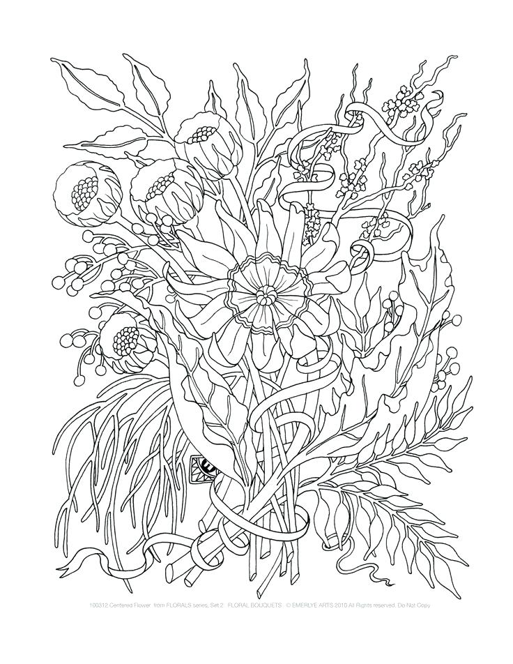 cherry blossom tree coloring page