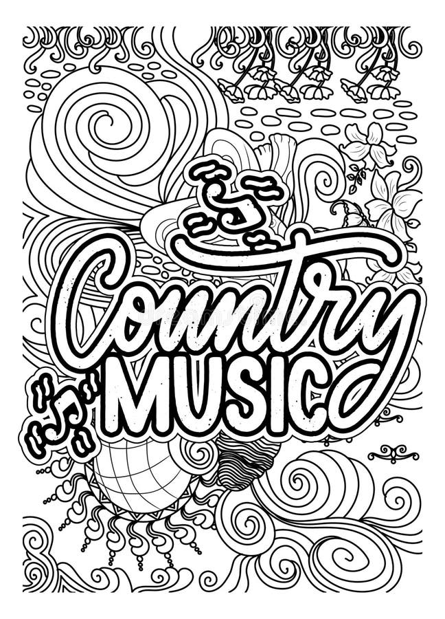 country music coloring pages