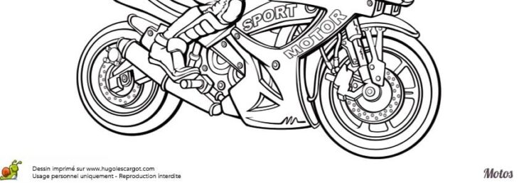 40 dessin a imprimer moto images