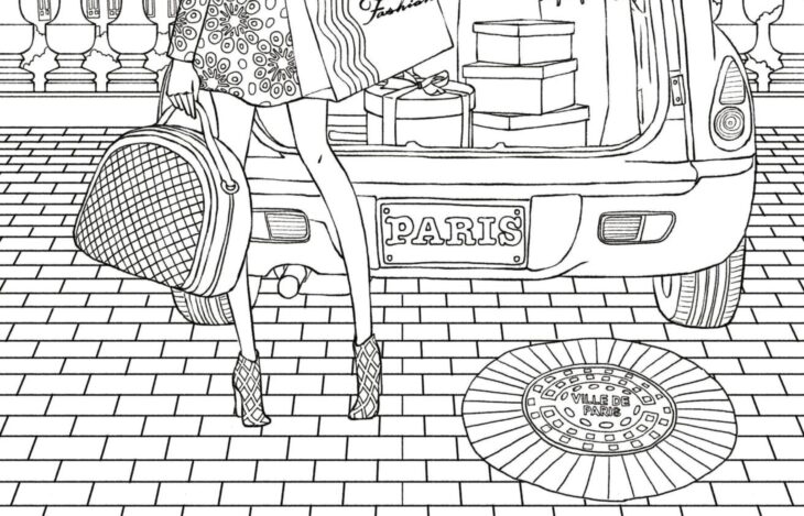 coloring page paris coloring page paris
