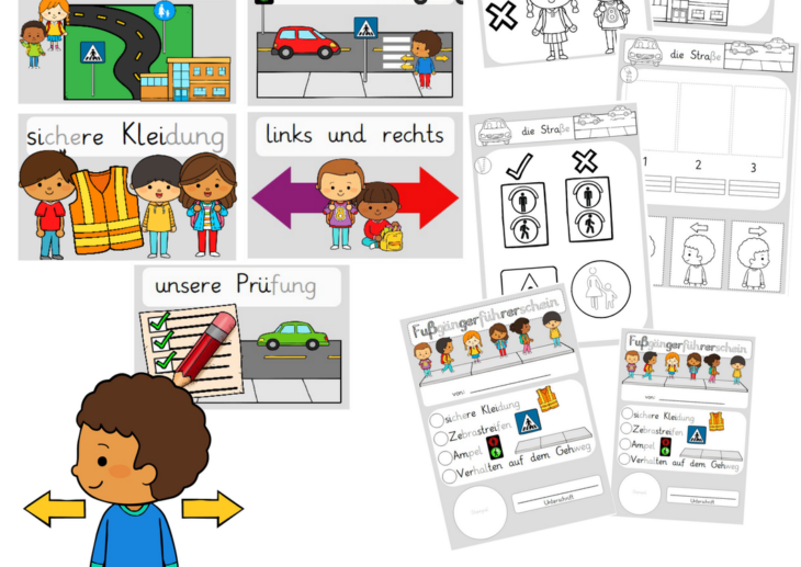 verkehrserziehung kindergarten spiele