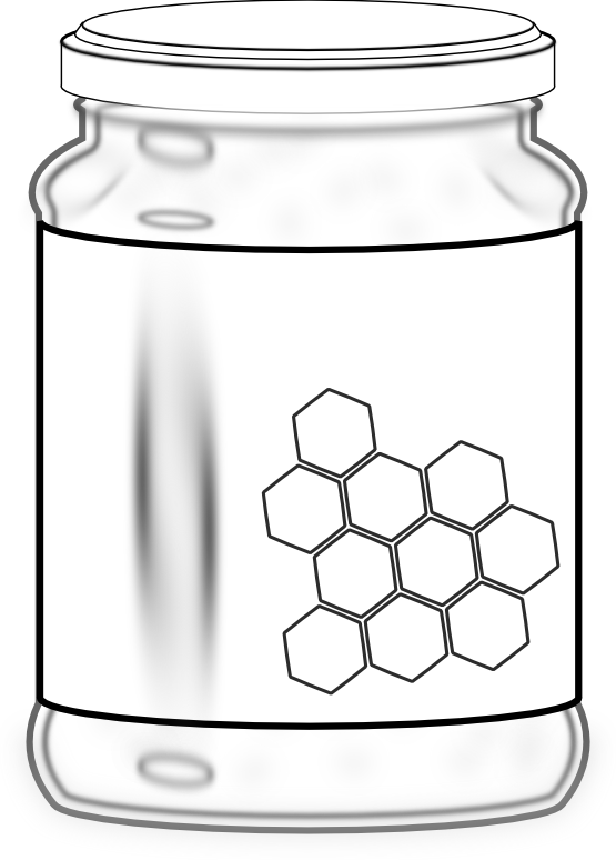 honey coloring page