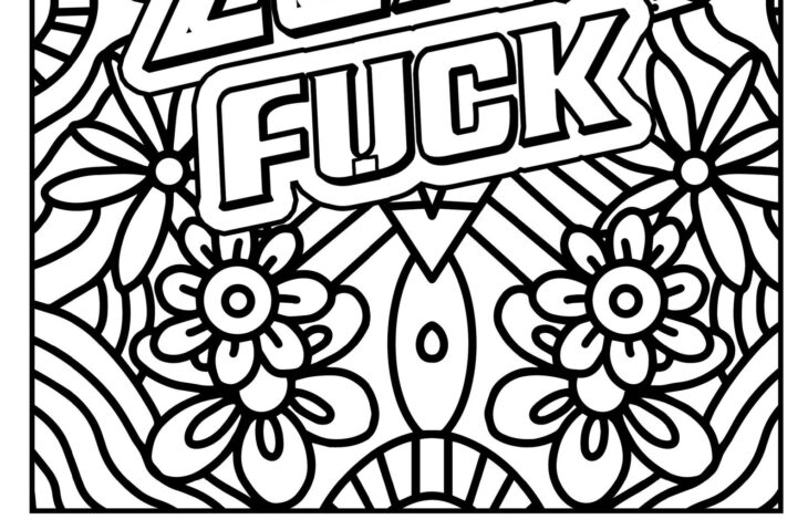 free cuss word coloring pages