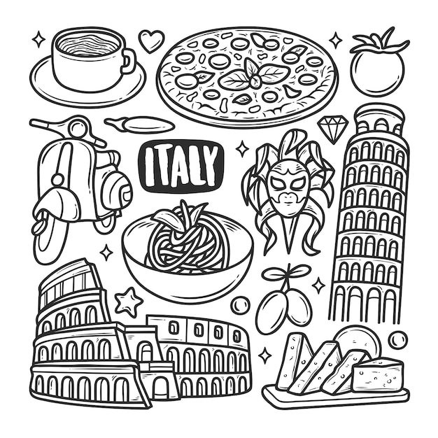 italy coloring pages for adults