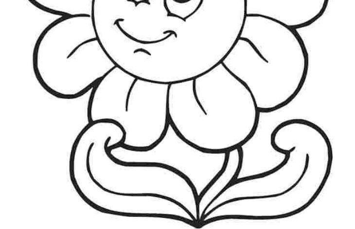 Easter Flower Coloring Pages Easter Coloring Pages Flowers : 14 Original Pretty Flower Coloring