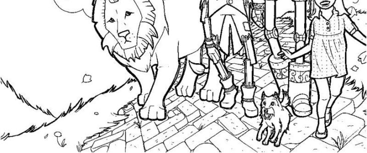 wizard of oz coloring pages