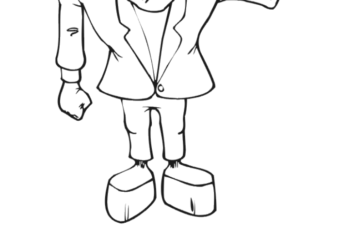 frankenstein coloring page
