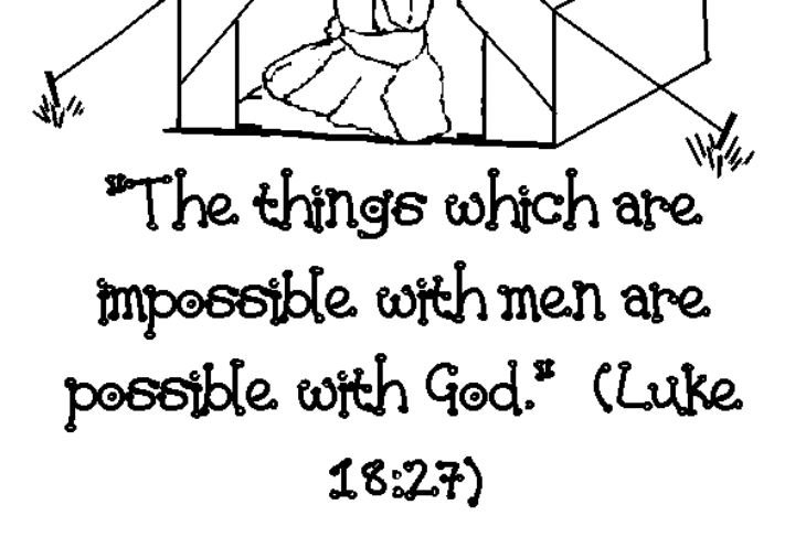 luke 13 10 17 coloring page
