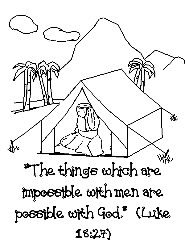 luke 13 10 17 coloring page