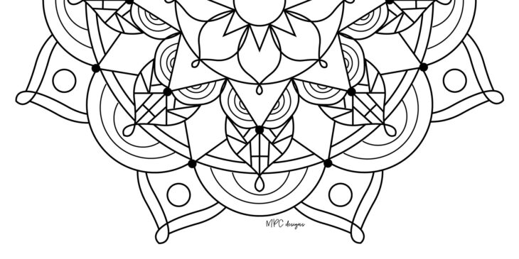 coloriage en ligne mandala