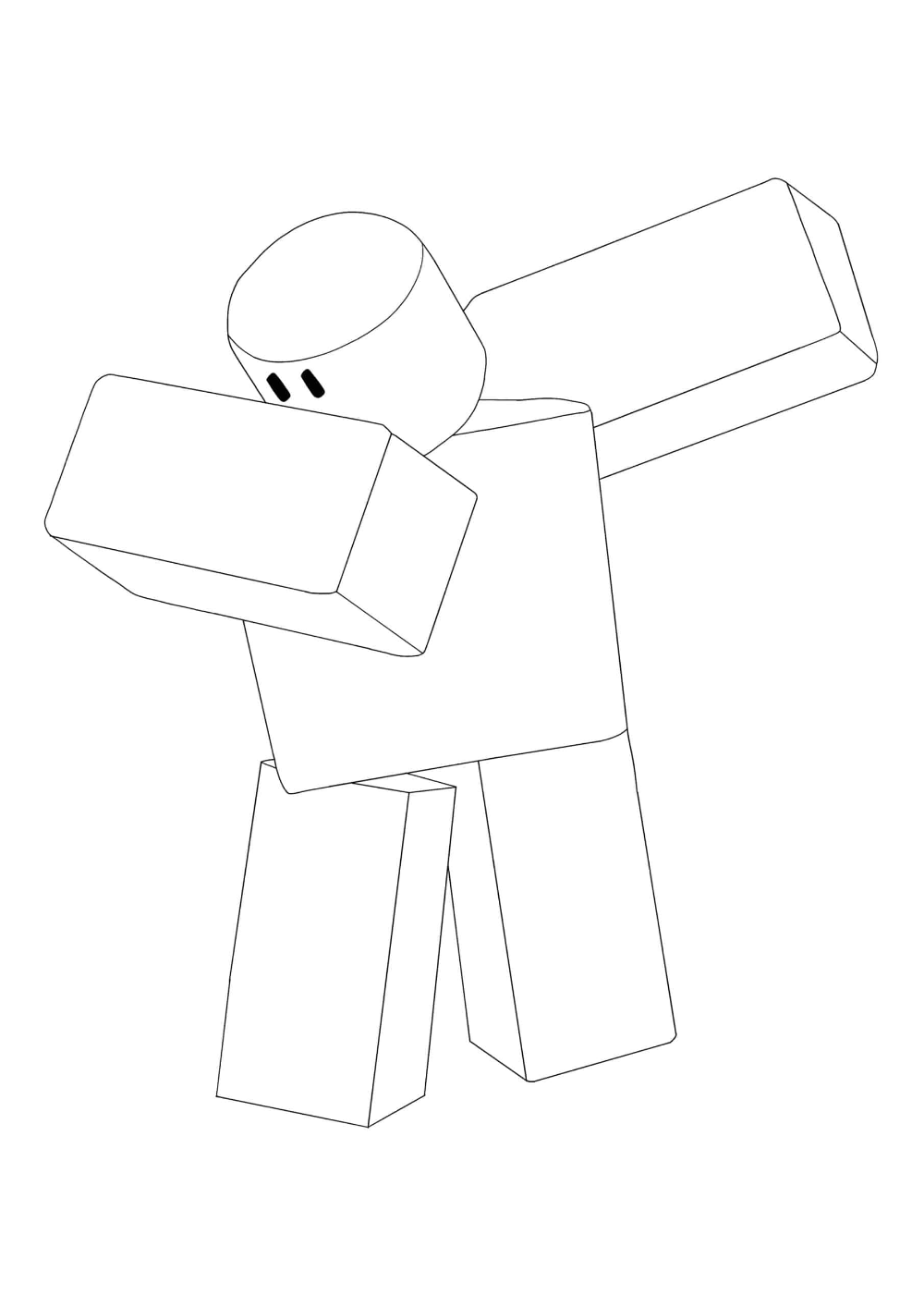 roblox coloring pages noob