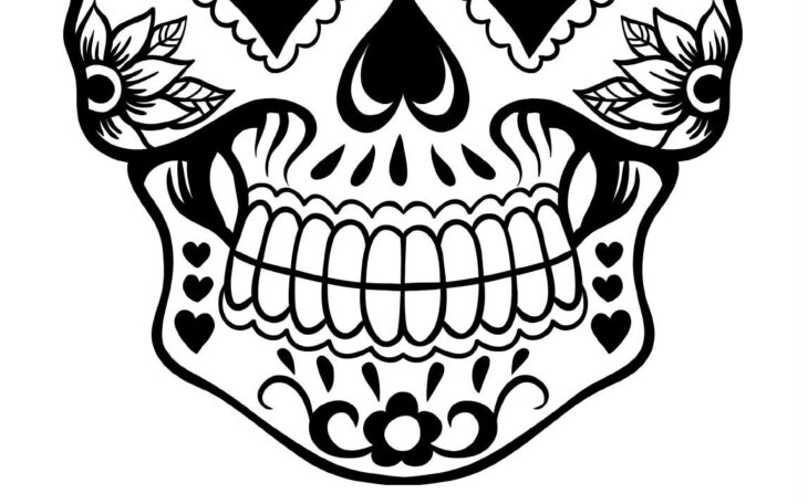 day of the dead coloring pages