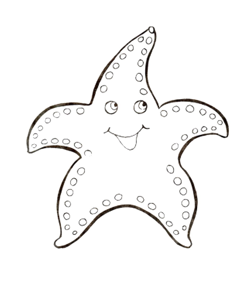 Starfish Coloring Pages