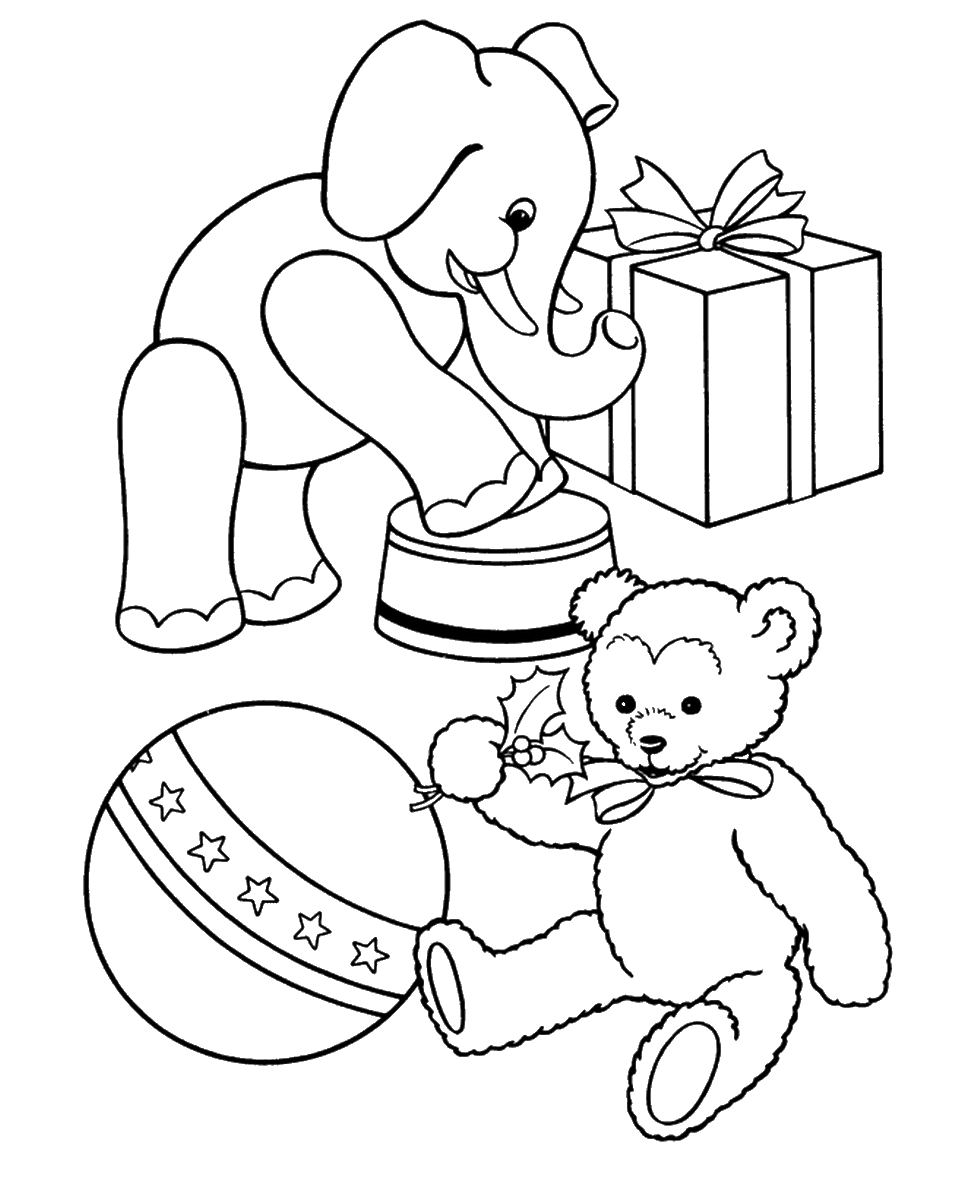 coloring pages toys