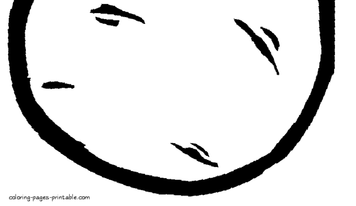 potato coloring pages