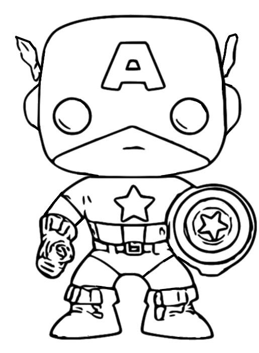 printable funko pop coloring pages