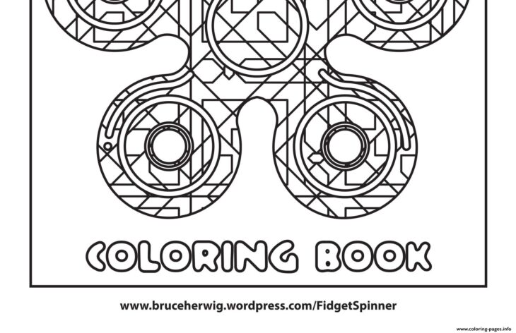 fidget coloring page fidget coloring page