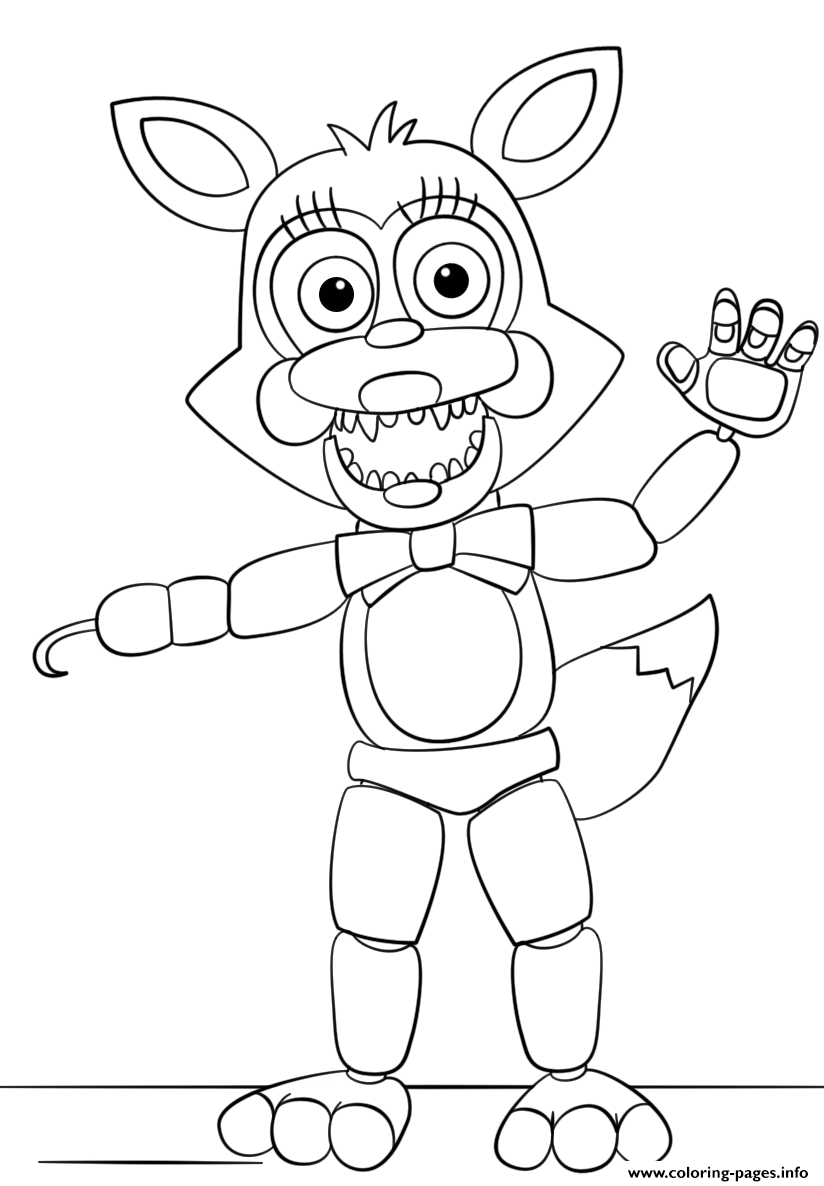 lolbit coloring page