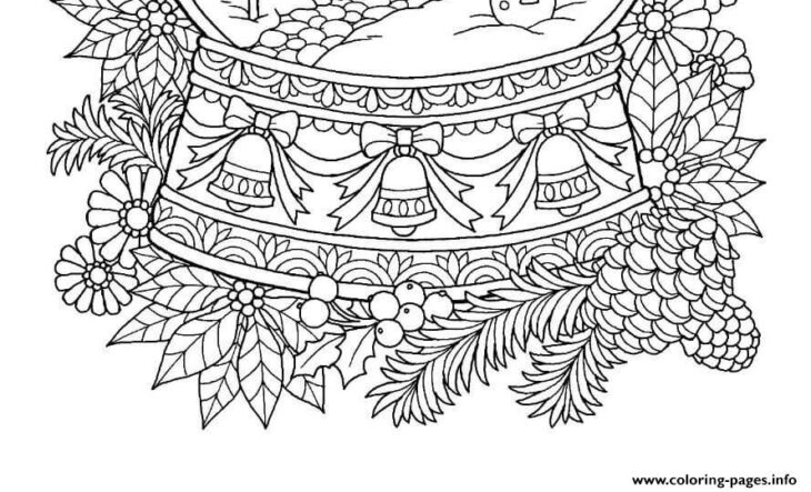 snowglobe coloring pages snowglobe coloring pages
