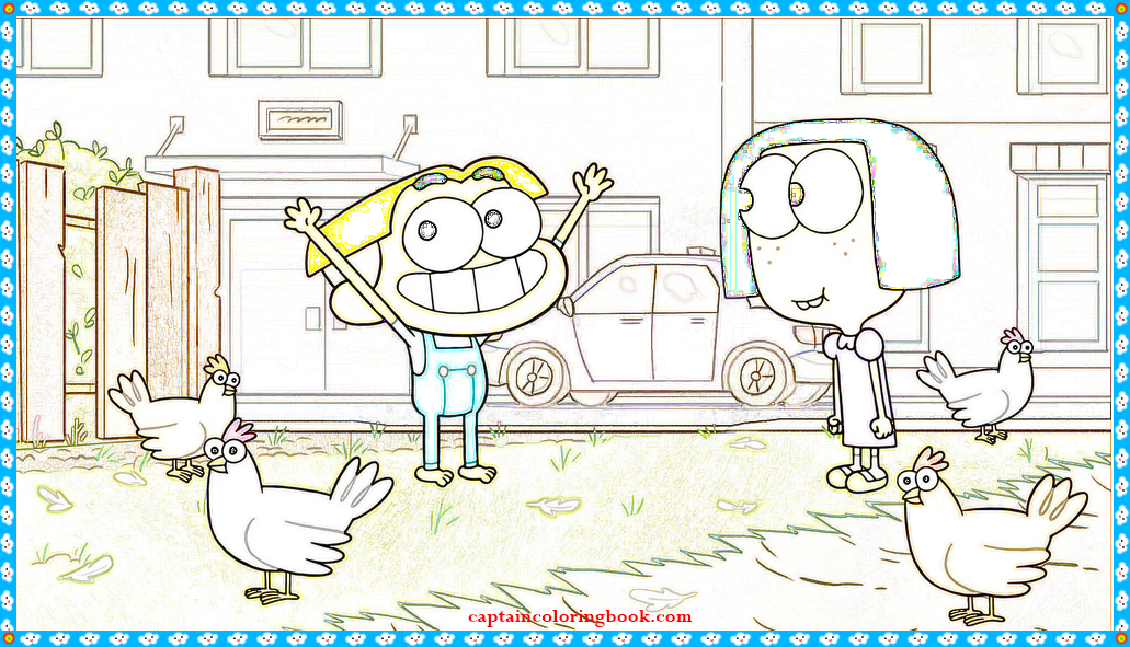 big city greens coloring pages