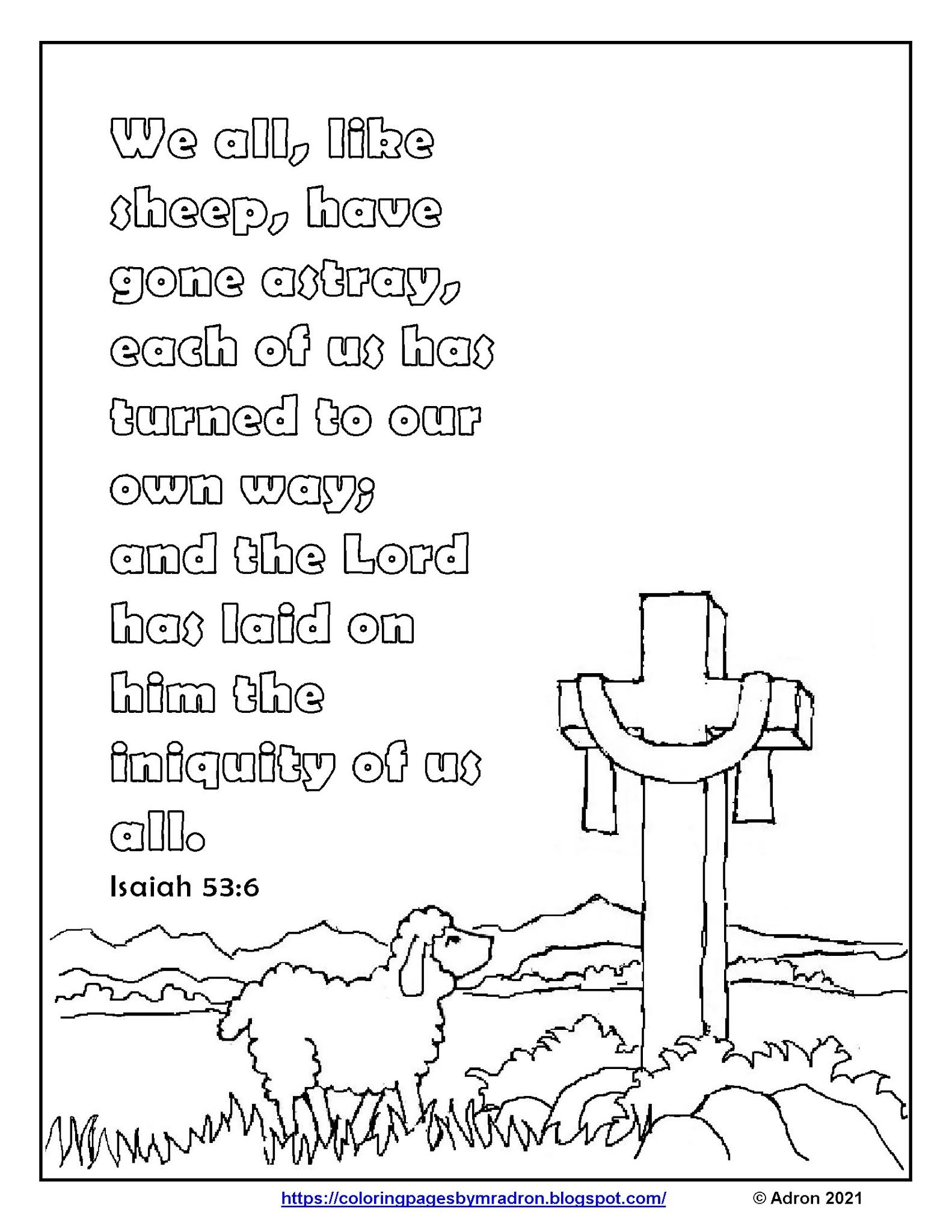 isaiah 9 6 coloring page