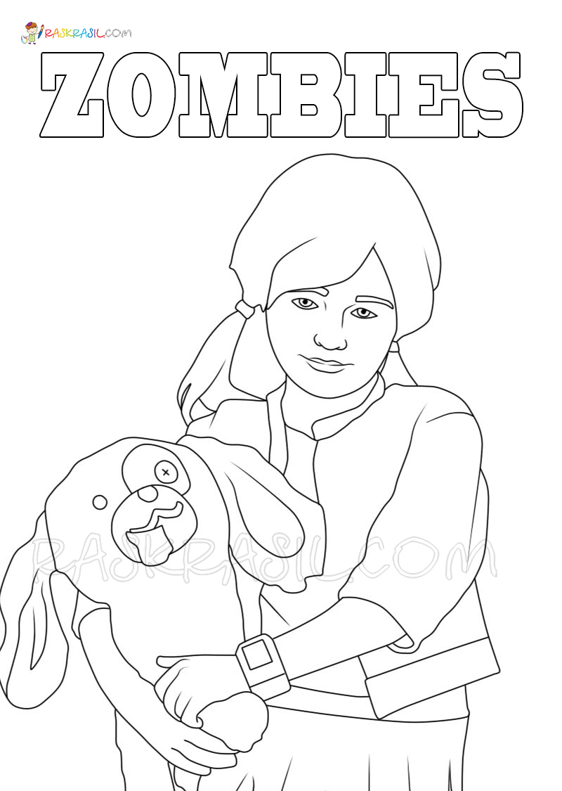 Disney Zombies 2 Coloring Pages Printable - Printable Templates