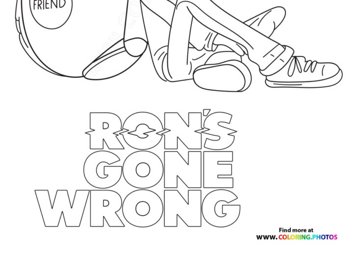 ron 039 s gone wrong coloring pages ron 039 s gone wrong coloring pages