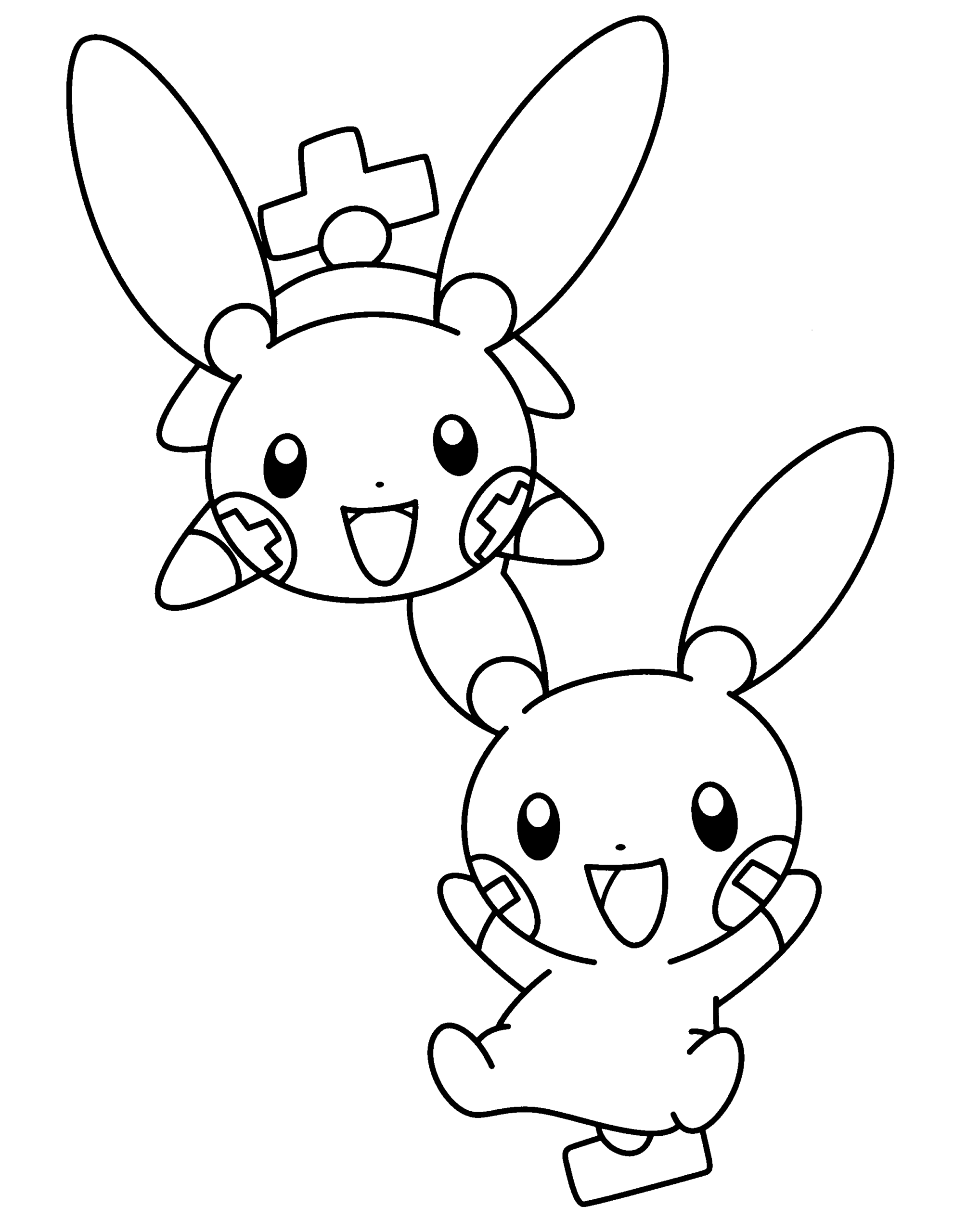 pokemon dessin noir et blanc