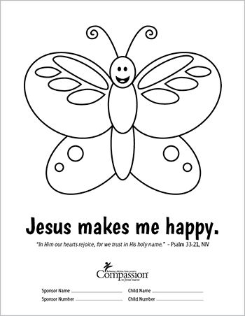 compassion coloring page