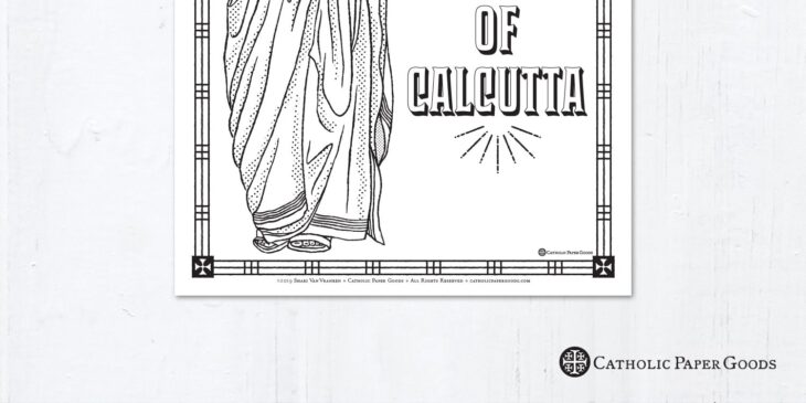saint teresa of calcutta coloring page saint teresa of calcutta coloring page
