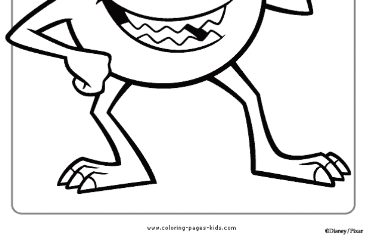 coloring pages monsters inc coloring pages monsters inc